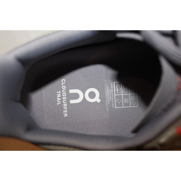 NIB ON CLOUD MEN'S CLOUDSURFER TRAIL ATHLETIC SNEAKERS FOSSIL/IVORY NIB - Picture 7 of 8